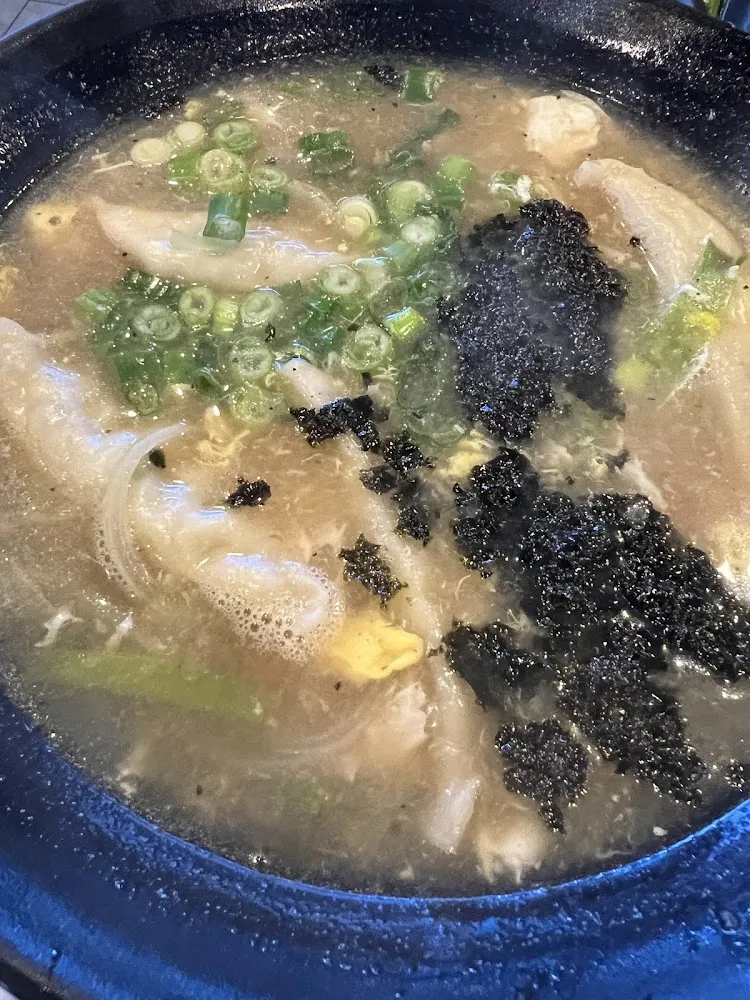 Rice Cake and Dumpling Soup